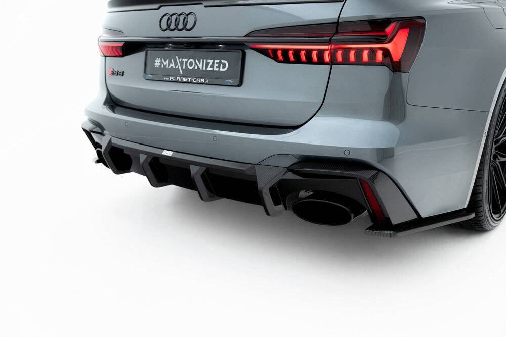AUDI - RS6 C8 - REAR DIFFUSER - CARBON FIBER (version without towbar)