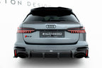 AUDI - RS6 C8 - REAR DIFFUSER - CARBON FIBER (version without towbar)