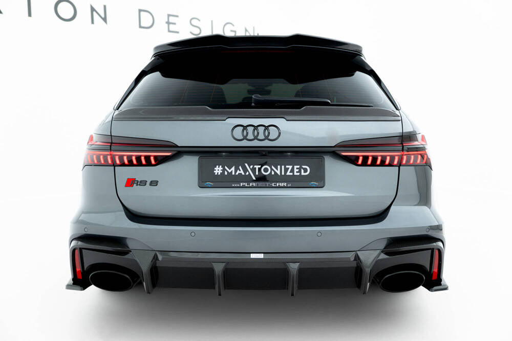 AUDI - RS6 C8 - REAR DIFFUSER - CARBON FIBER (version without towbar)