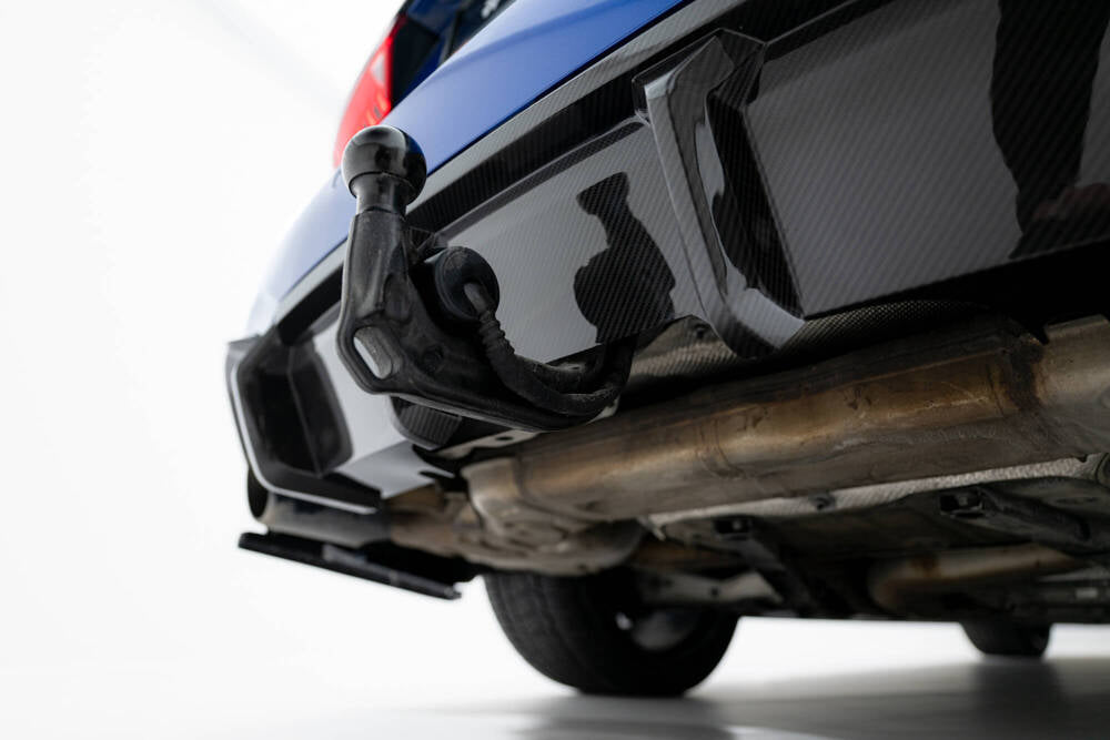 AUDI - RS6 C8 - REAR DIFFUSER - CARBON FIBER (version with towbar)