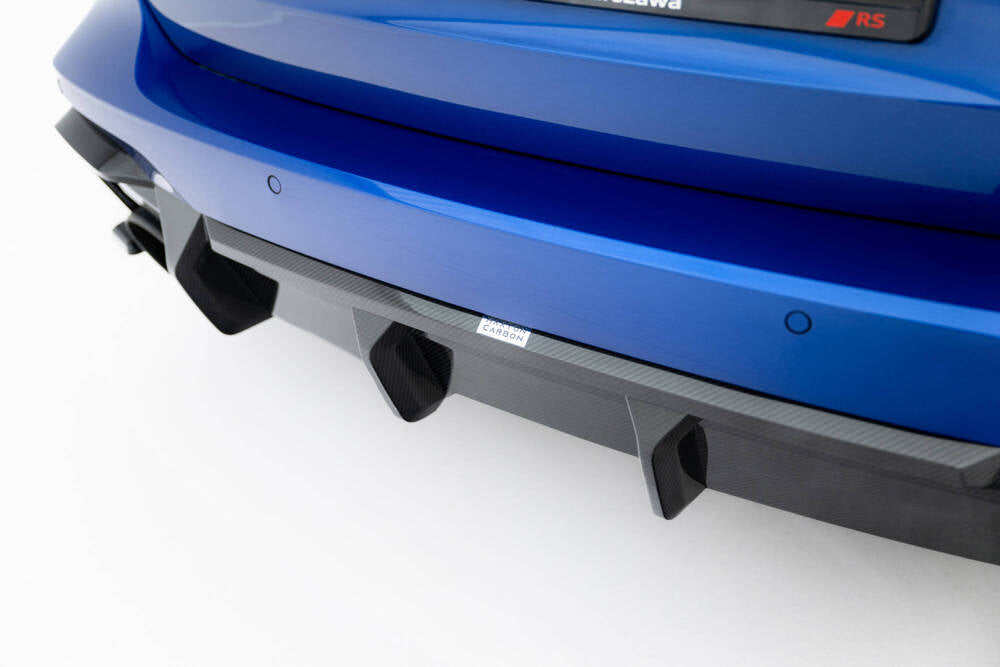 AUDI - RS6 C8 - REAR DIFFUSER - CARBON FIBER (version with towbar)