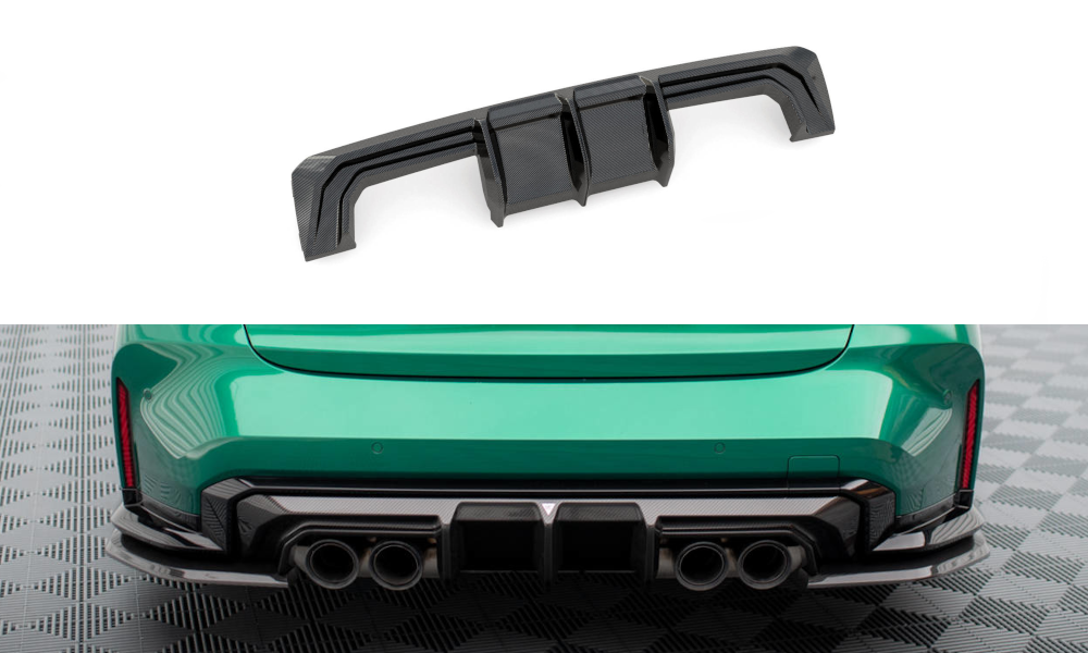 BMW - M3 SEDAN / TOURING G80 / G81 & M4 G82 - CARBON FIBER REAR DIFFUSER