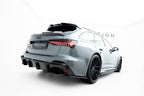 AUDI - RS6 C8 - REAR SIDE SPLITTERS - CARBON FIBER