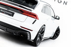 AUDI - RSQ8 - MK1 - CARBON FIBER REAR SIDE SPLITTERS (WORKS ONLY WITH THE REAR DIFFUSER)