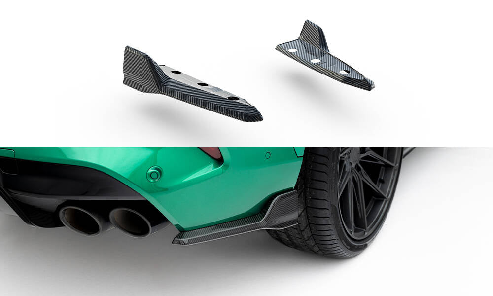 BMW - X5M - F95 FACELIFT - CARBON FIBER REAR SIDE SPLITTERS