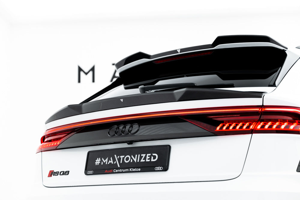 AUDI -  RSQ8 / SQ8 / Q8 S-LINE - CARBON FIBER LOWER TAILGATE SPOILER