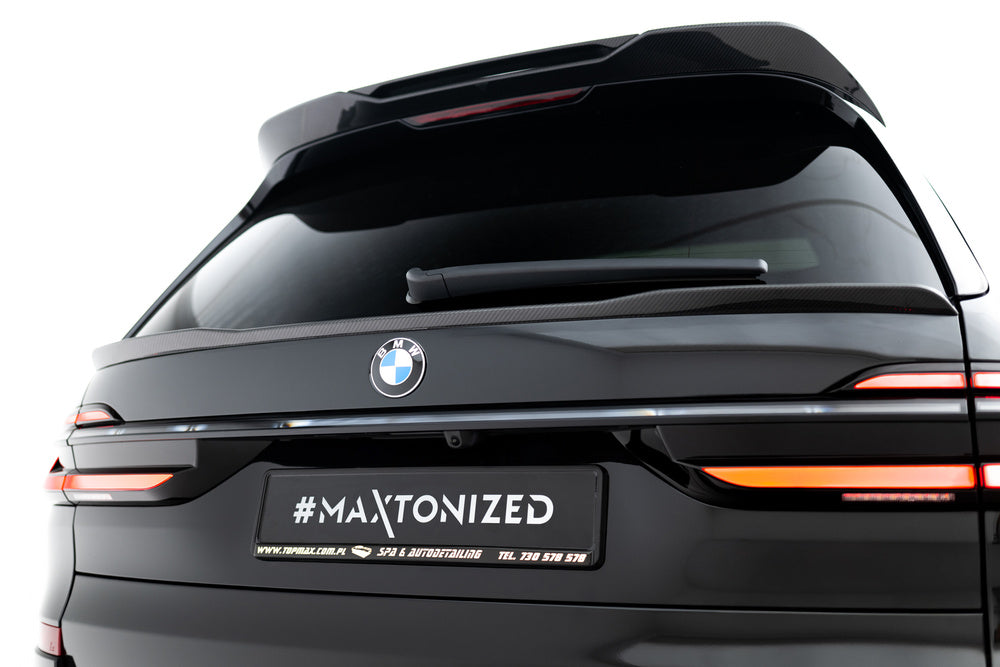 BMW - X7 M-PACK - G07/ G07  FACELIFT - CARBON FIBER TAILGATE LOWER SPOILER