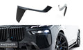 BMW - X7 M-PACK - G07  FACELIFT - CARBON FIBER FRONT BUMPER AIR INTAKES