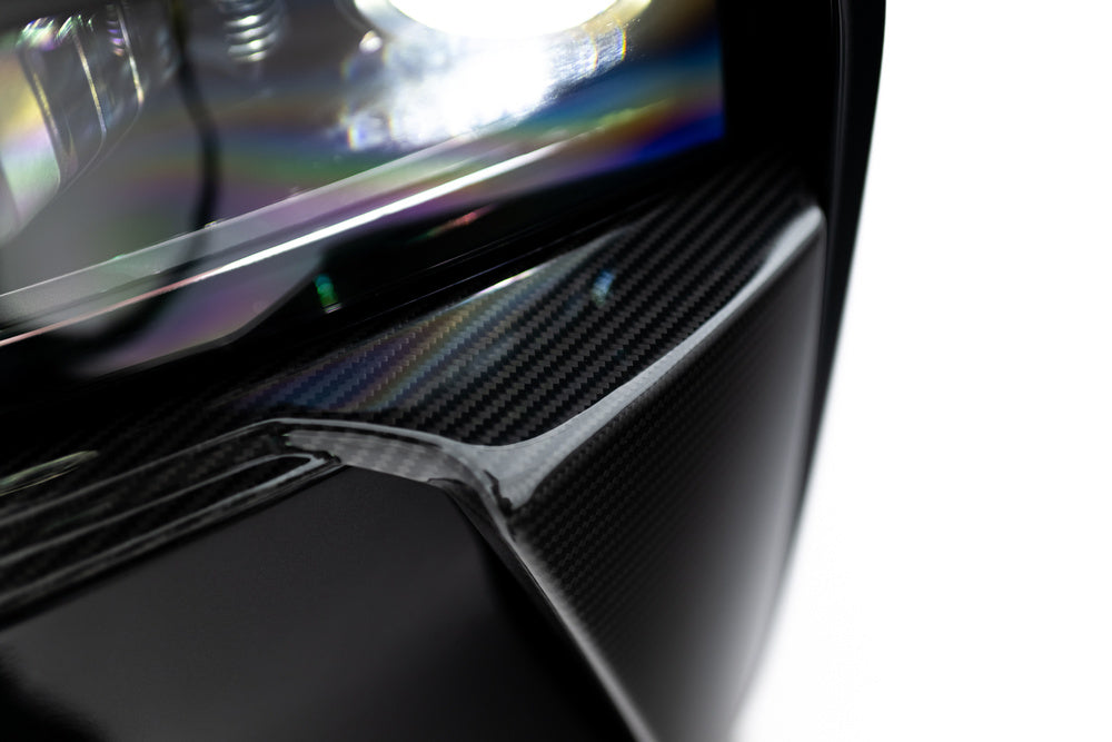 BMW - X7 M-PACK - G07  FACELIFT - CARBON FIBER FRONT BUMPER AIR INTAKES