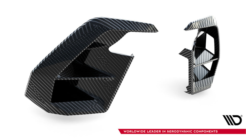 BMW - X7 M-PACK - G07  FACELIFT - CARBON FIBER FRONT BUMPER SIDE VENTS