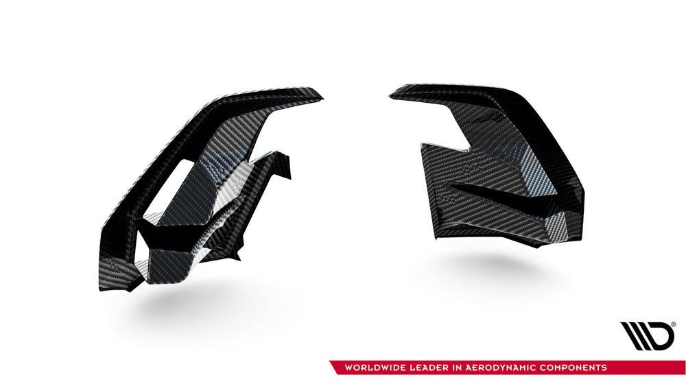 BMW - X7 M-PACK - G07  FACELIFT - CARBON FIBER FRONT BUMPER SIDE VENTS