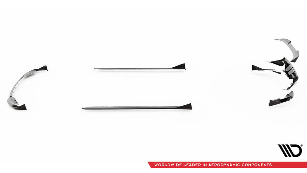 BMW - M2 - G87 - SET OF CARBON FIBER SPLITTERS