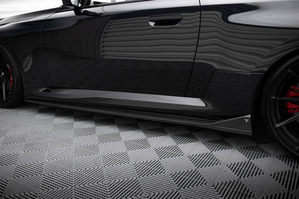 BMW - M2 - G87 - SET OF CARBON FIBER SPLITTERS