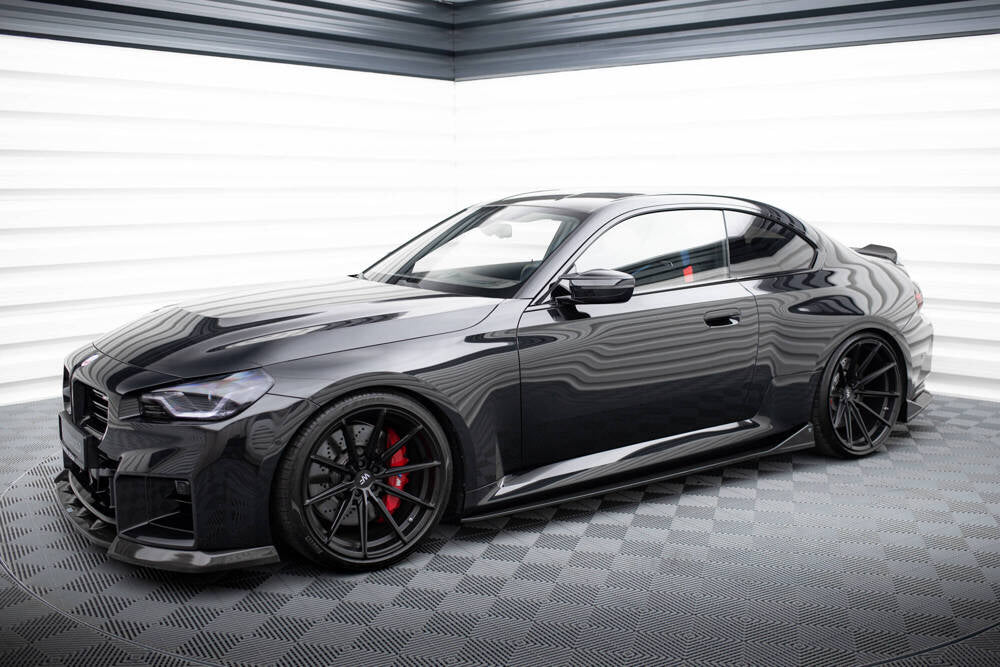 BMW - M2 - G87 - SET OF CARBON FIBER SPLITTERS