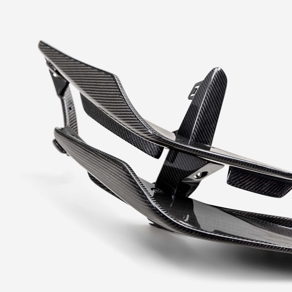 Seibon Carbon Fiber Front Bumper Canards - 2023-2025 Honda Civic Type R