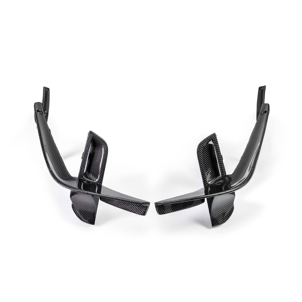 Seibon Carbon Fiber Front Bumper Canards - 2023-2024 Toyota GR Corolla