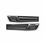 Seibon Carbon Fiber Fender Duct Logo - 2009-2022 Nissan GTR