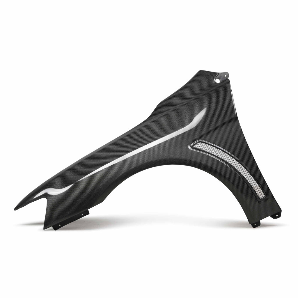 Seibon Carbon Fiber Fenders - 2008 -2015 Mitsubishi Lancer EVO X (10mm Wider)