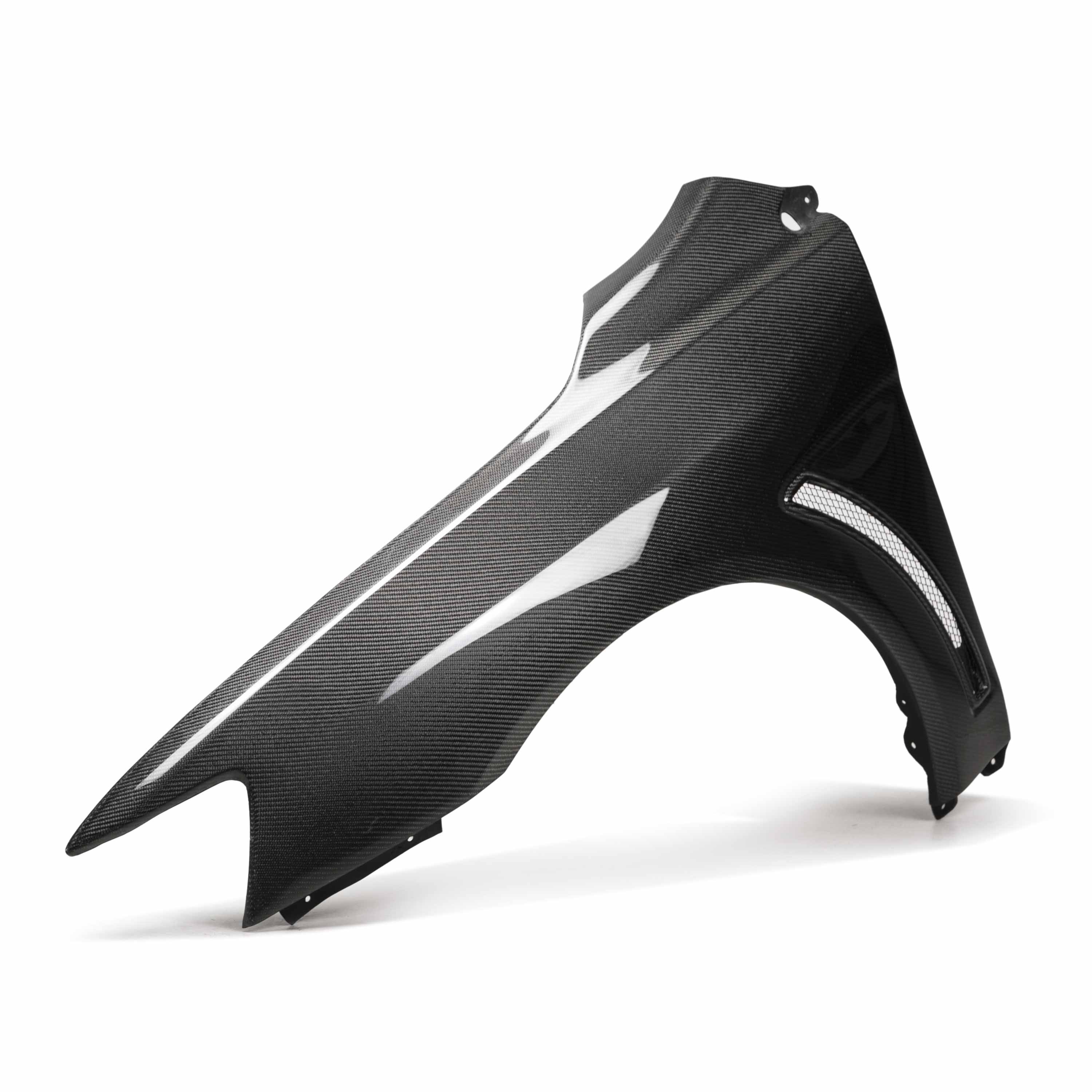 Seibon Carbon Fiber Fenders - 2008 -2015 Mitsubishi Lancer EVO X (10mm Wider)