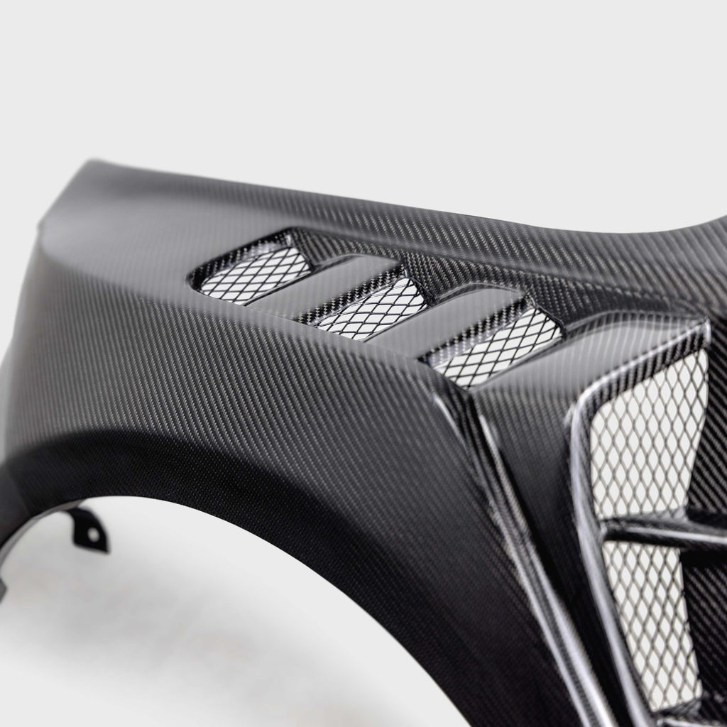 Seibon MB-Style Carbon Fiber Fenders - 2023-2025 Honda Civic Type R (20mm Wider)