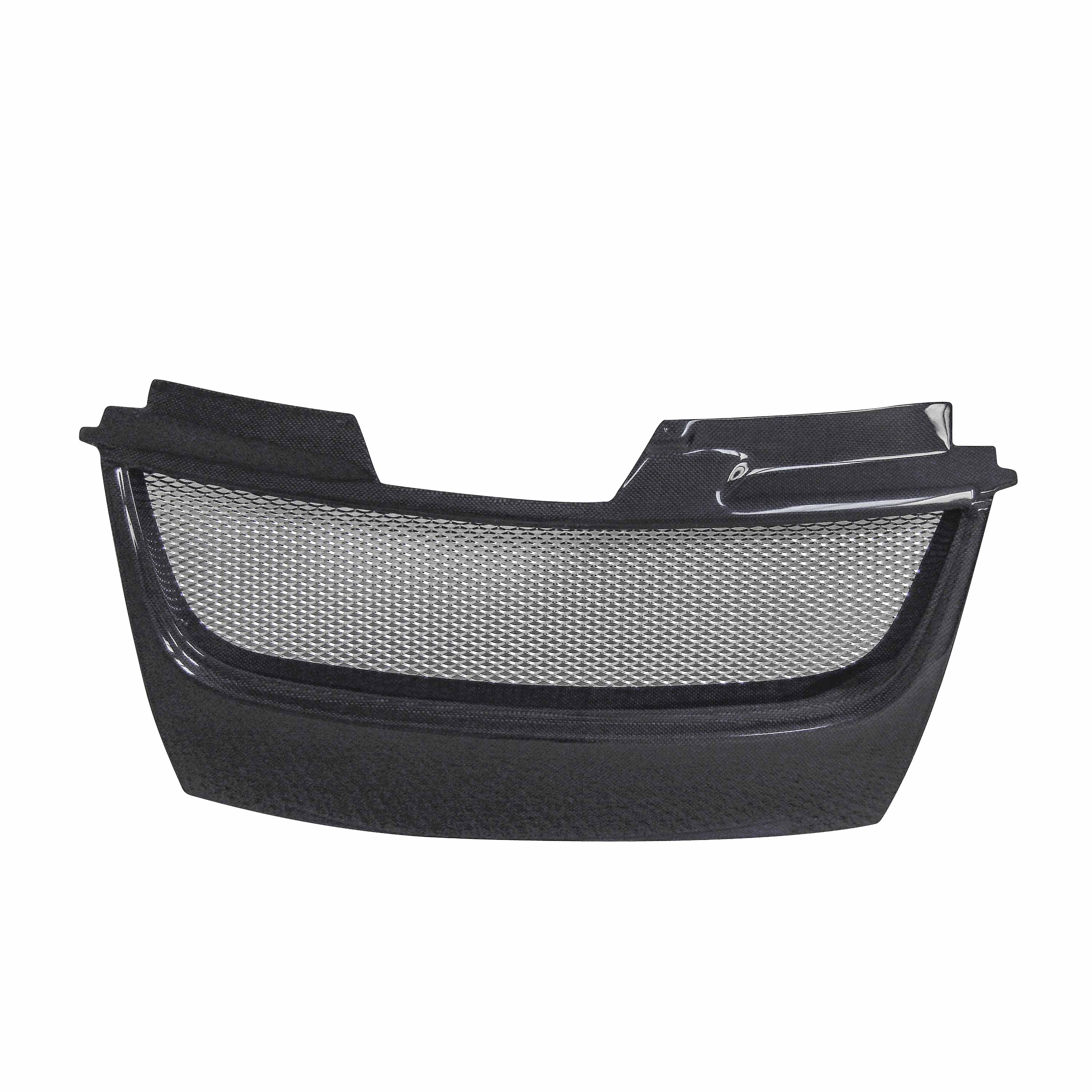 Seibon TD-Style Carbon Fiber Front Grille - 2006-2009 Volkswagen Golf GTI (Emblem Shaved)