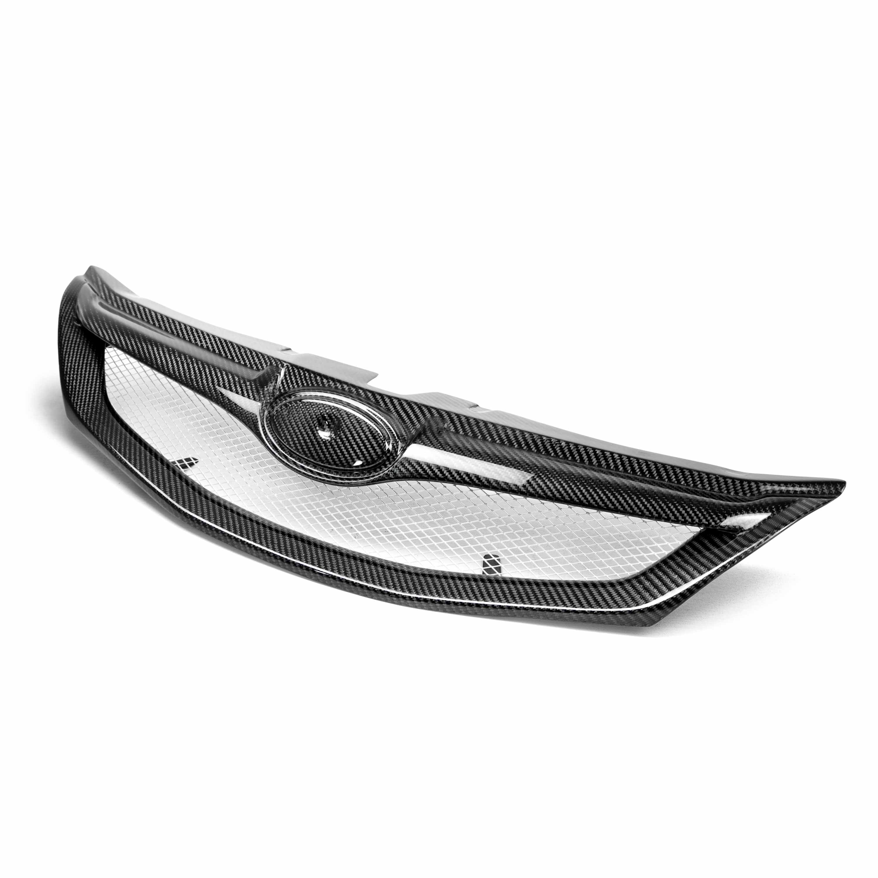 Seibon STI-Style Carbon Fiber Front Grille - 2008-2010 Subaru WRX STI