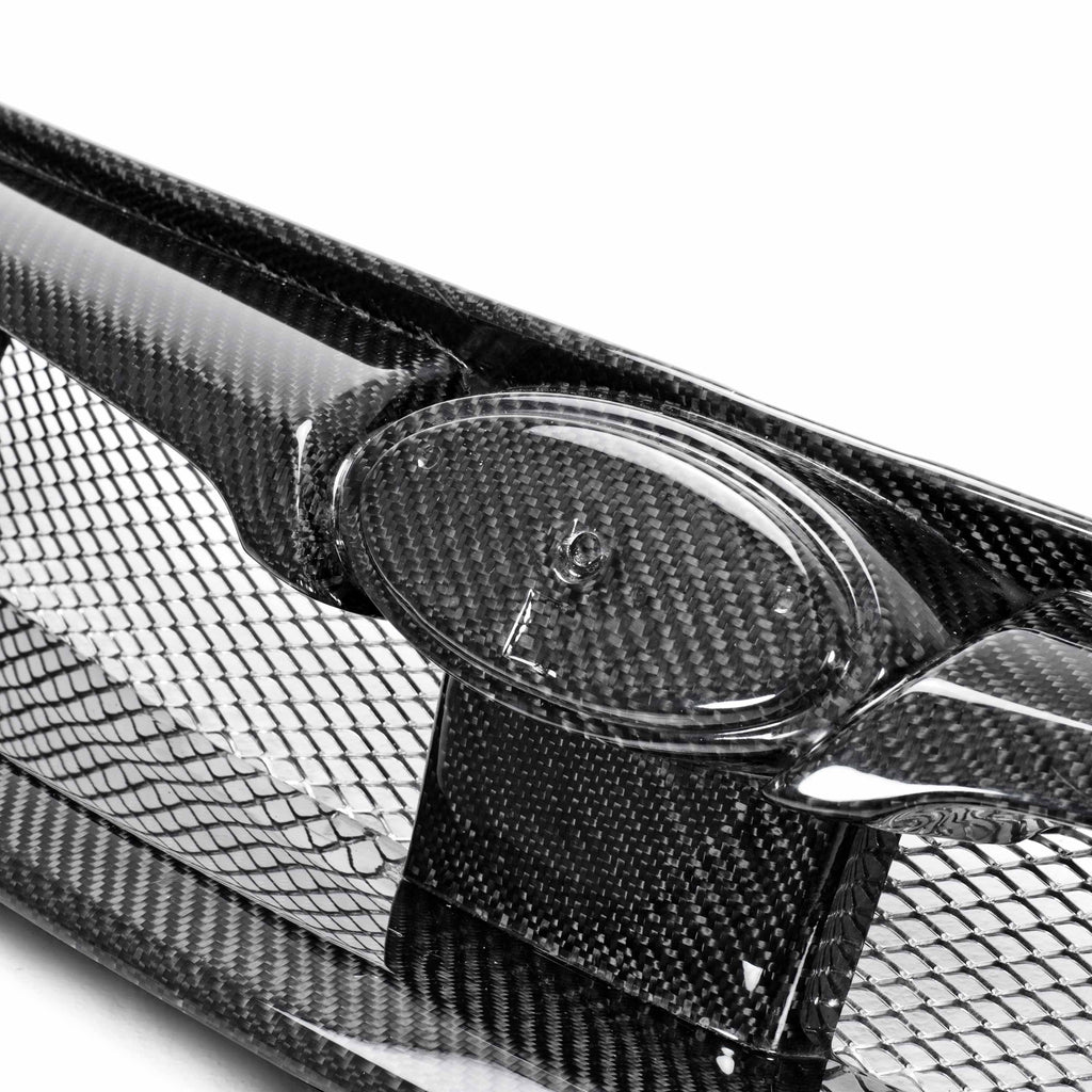 Seibon STI-Style Carbon Fiber Front Grille - 2011-2014 Subaru WRX STI