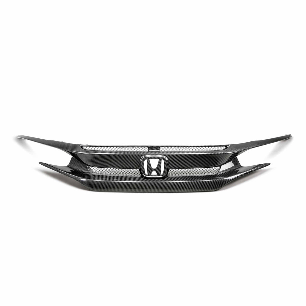 Seibon OE-Style Carbon Fiber Front Grille - 2016-2021 Honda Civic