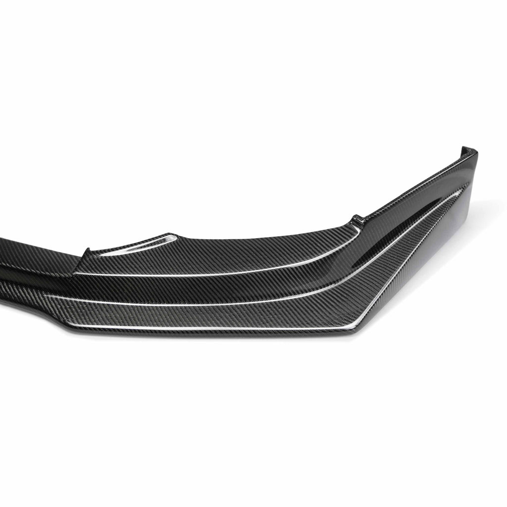 Seibon VR-Style Carbon Fiber Front Lip - 2008-2015 Mitsubishi Lancer EVO X