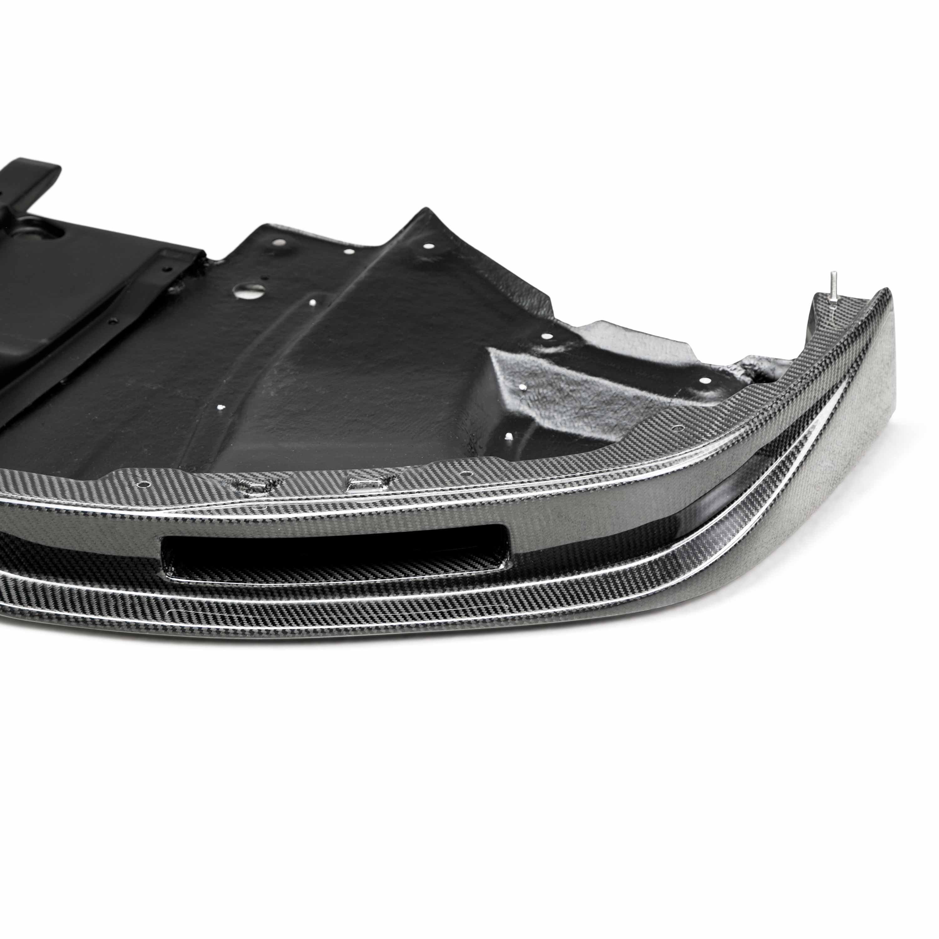 Seibon VS-Style Carbon Fiber Front Lip - 2012-2016 Nissan GTR