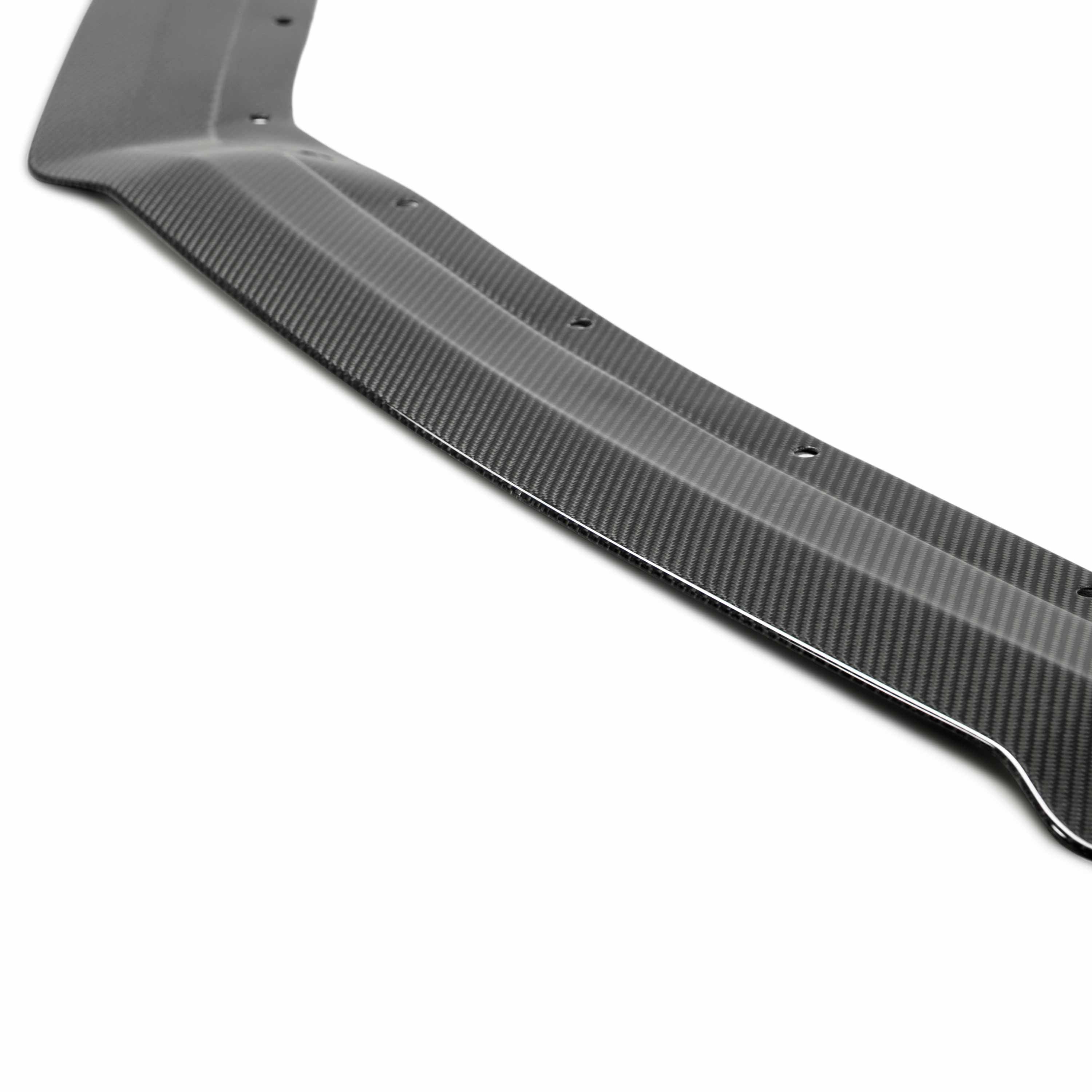 Seibon CV-Style Carbon Fiber Front Splitter - 2017-2021 Honda Civic Type R