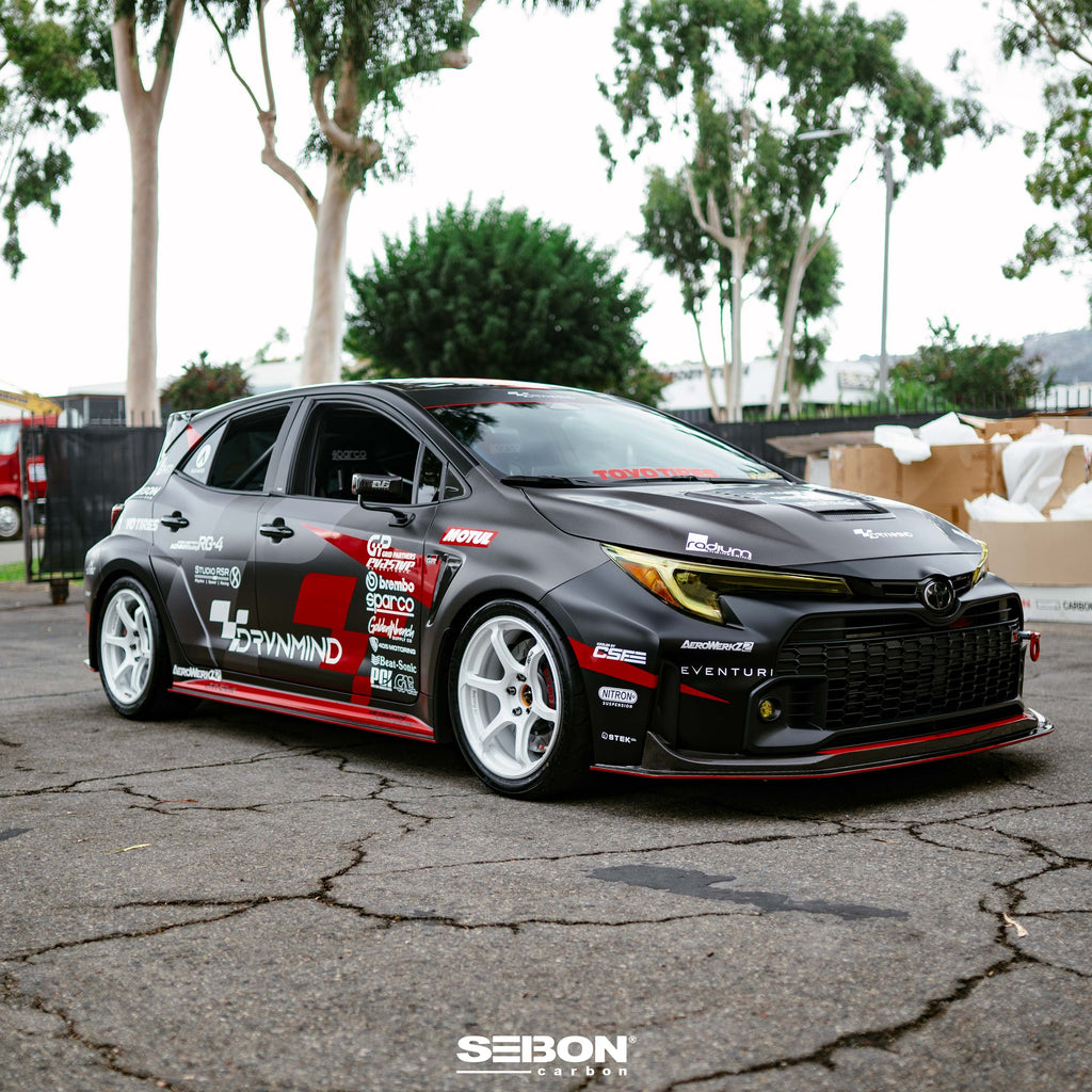 Seibon MB-Style Carbon Fiber Front Lip - 2023-2024 Toyota GR Corolla