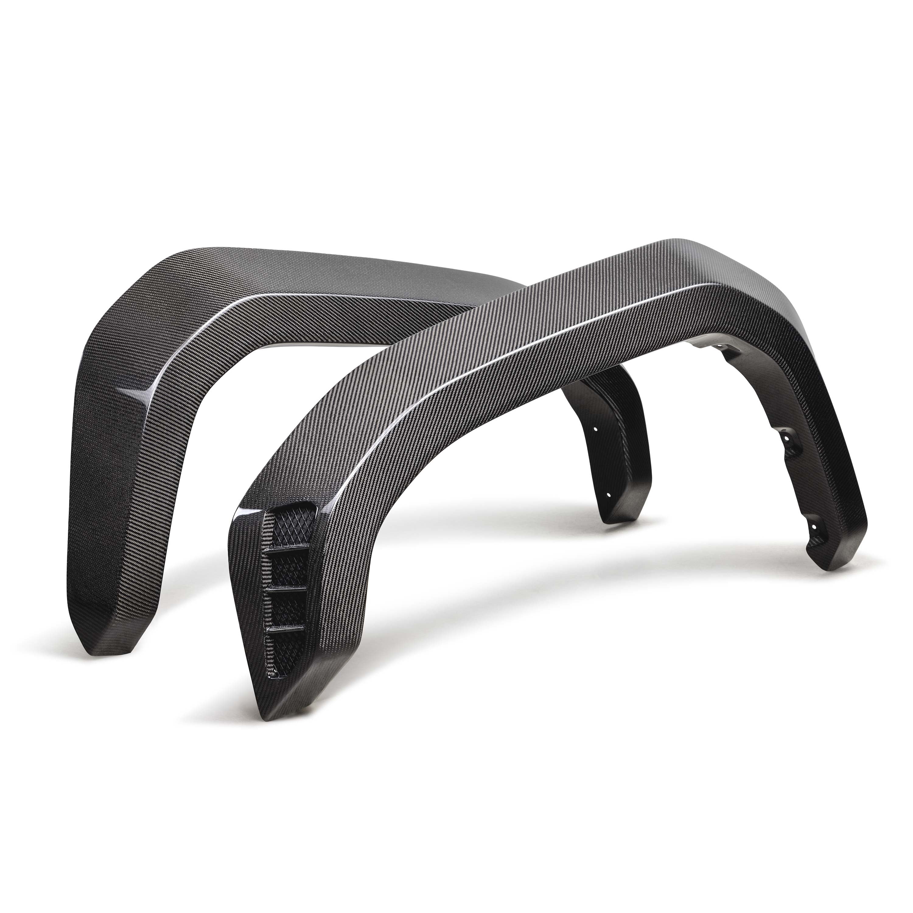Seibon Carbon Fiber Front Fender Flares - 2024 Toyota Tacoma