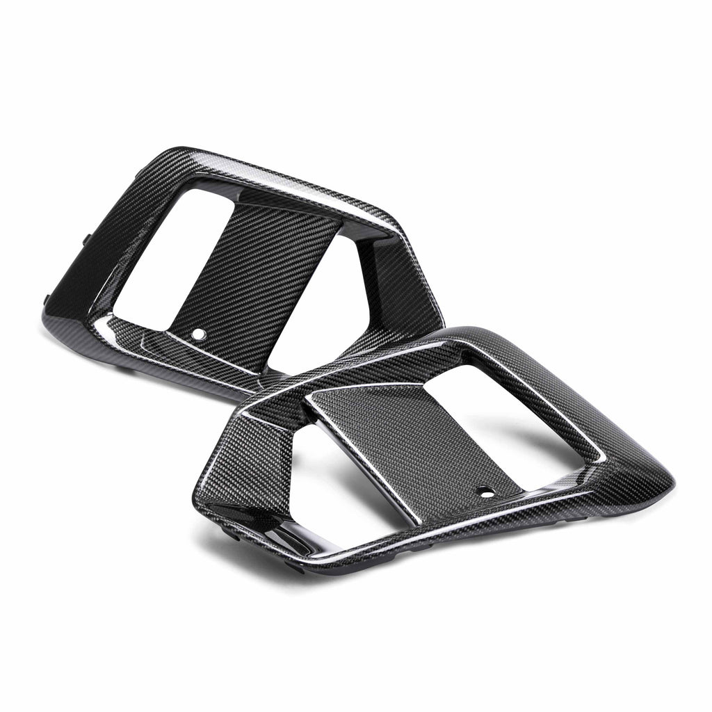 Seibon Carbon Fiber Fog Light Surround - 2016-2018 Ford Focus RS