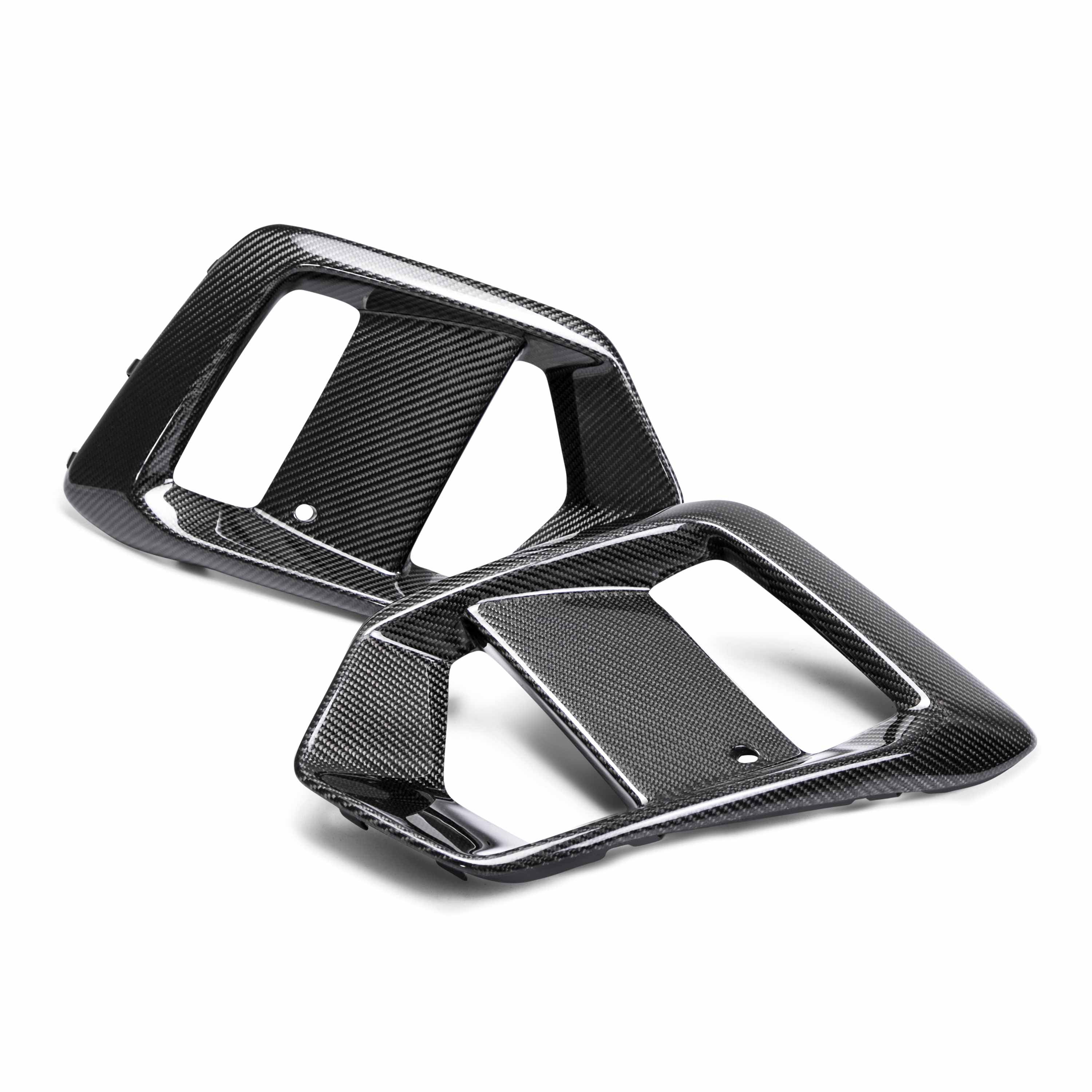 Seibon Carbon Fiber Fog Light Surround - 2016-2018 Ford Focus RS