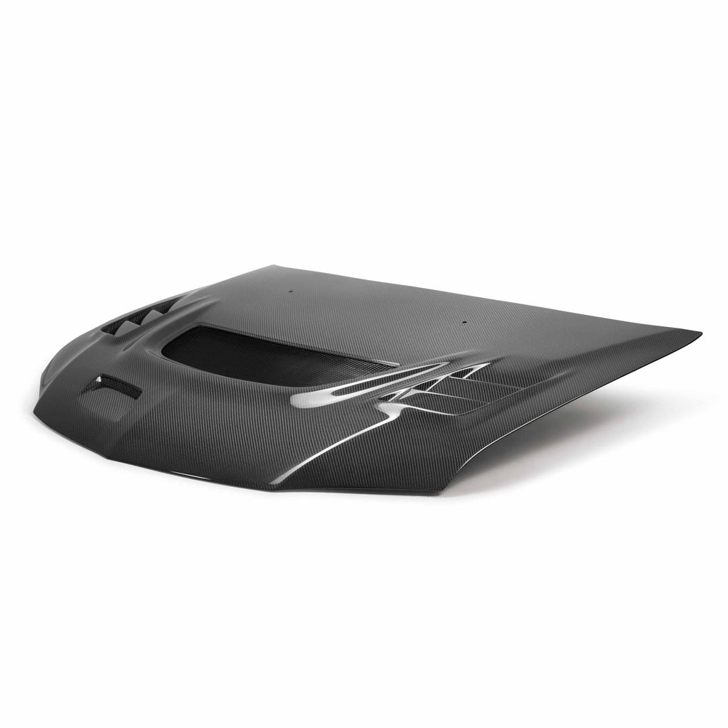 Seibon CW-Style Carbon Fiber Hood - 2003-2006 Mitsubishi Lancer EVO