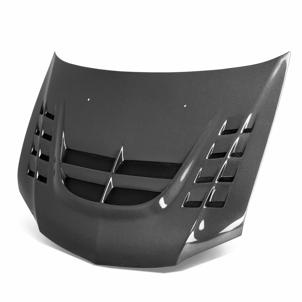 Seibon CWII-Style Carbon Fiber Hood - 2003-2006 Mitsubishi Lancer EVO