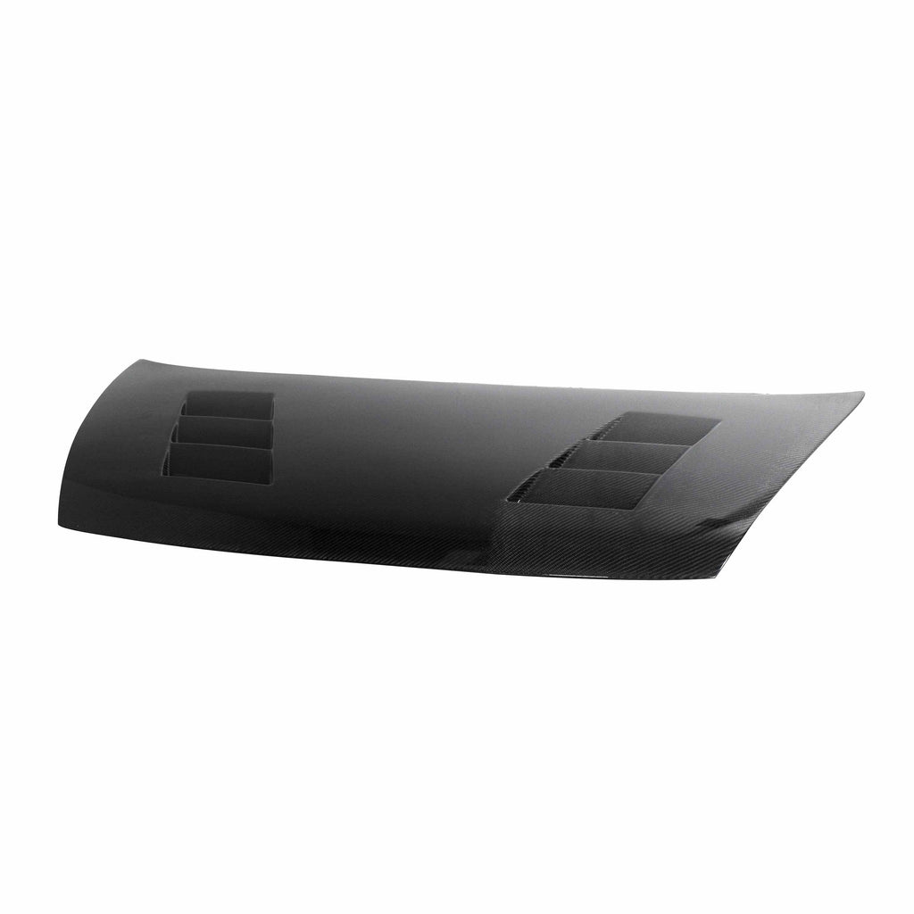Seibon TS-Style Carbon Fiber Hood - 2006-2011 Honda Civic 2DR