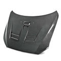 Seibon DV-Style Carbon Fiber Hood - 2008-2015 Mitsubishi Lancer EVO X