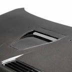 Seibon OEM-Style Carbon Fiber Hood - 2008-2015 Mitsubishi Lancer EVO X