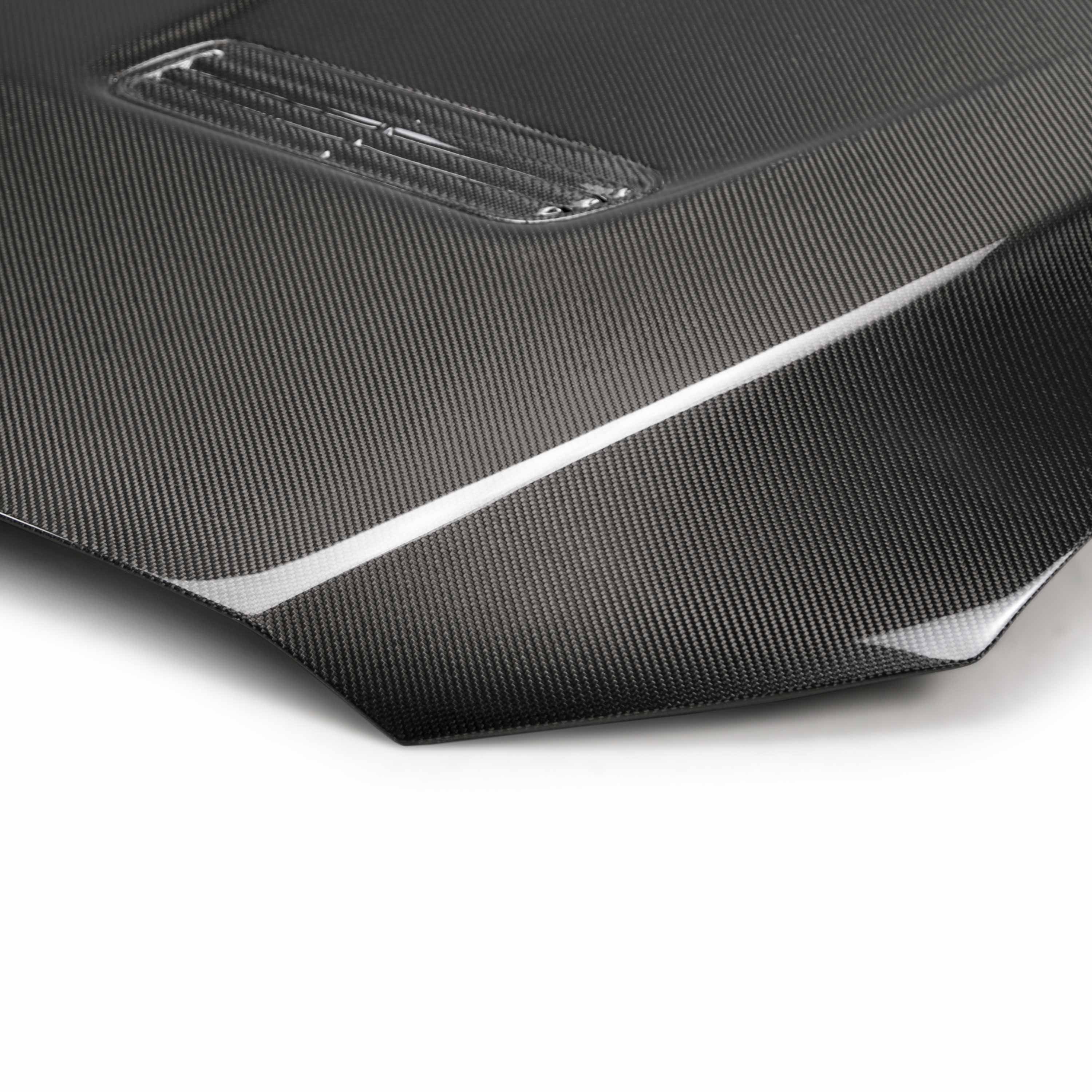 Seibon OEM-Style Carbon Fiber Hood - 2008-2015 Mitsubishi Lancer EVO X