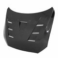 Seibon TS-Style Carbon Fiber Hood - 2008-2015 Mitsubishi Lancer EVO X