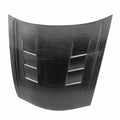 Seibon TS-Style Carbon Fiber Hood - 2008-2012 Honda Accord 4DR