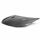 Seibon TM-Style Carbon Fiber Hood - 2010-2014 VW Golf / GTI (Shaved Emblem)