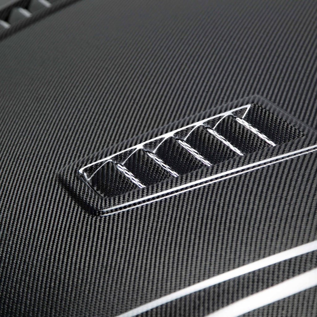 Seibon RS-Style Carbon Fiber Hood - 2012-2014 Ford Focus