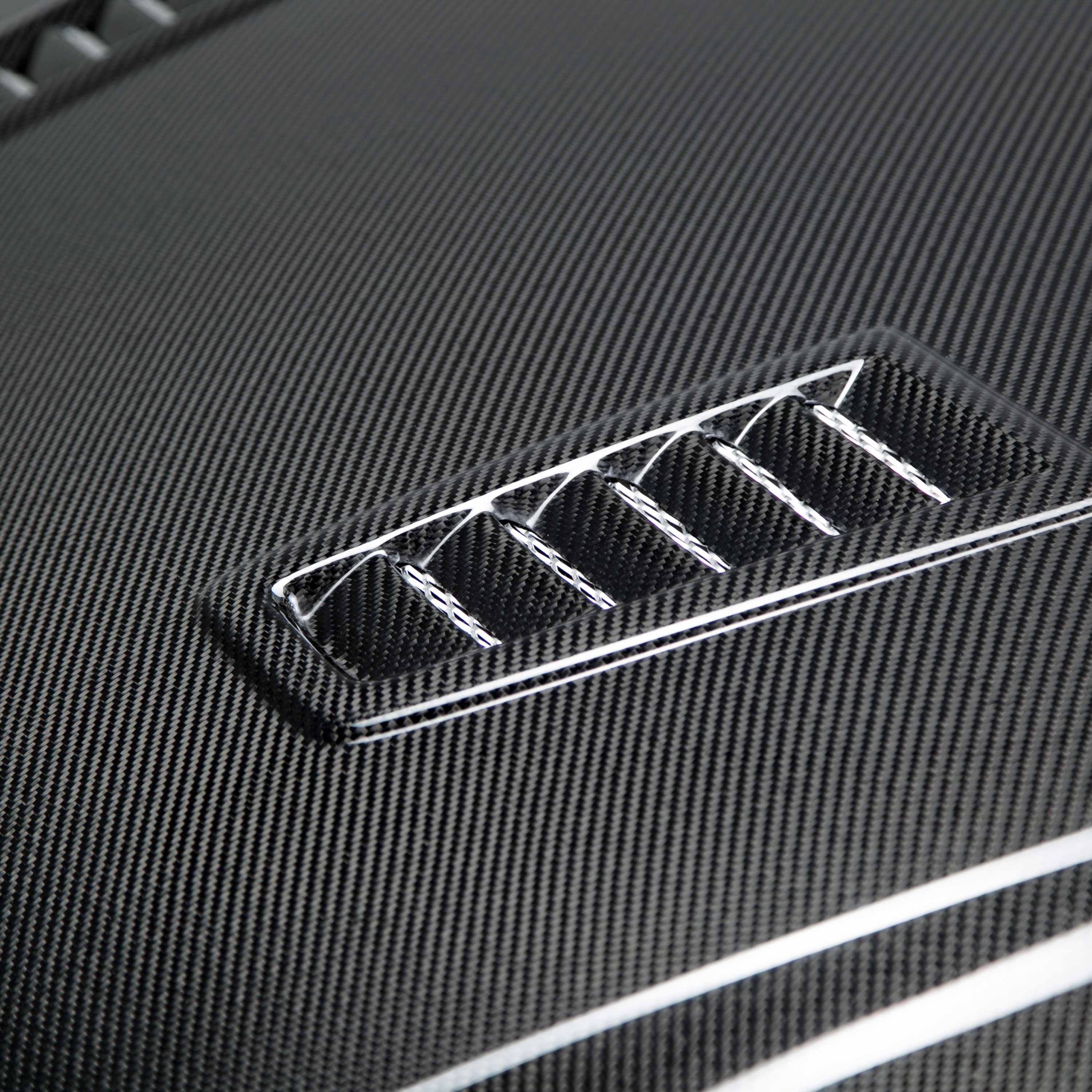 Seibon RS-Style Carbon Fiber Hood - 2012-2014 Ford Focus