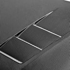 Seibon TS-Style Carbon Fiber Hood - 2012-2013 Honda Civic 2DR / 2012 Honda Civic 4DR