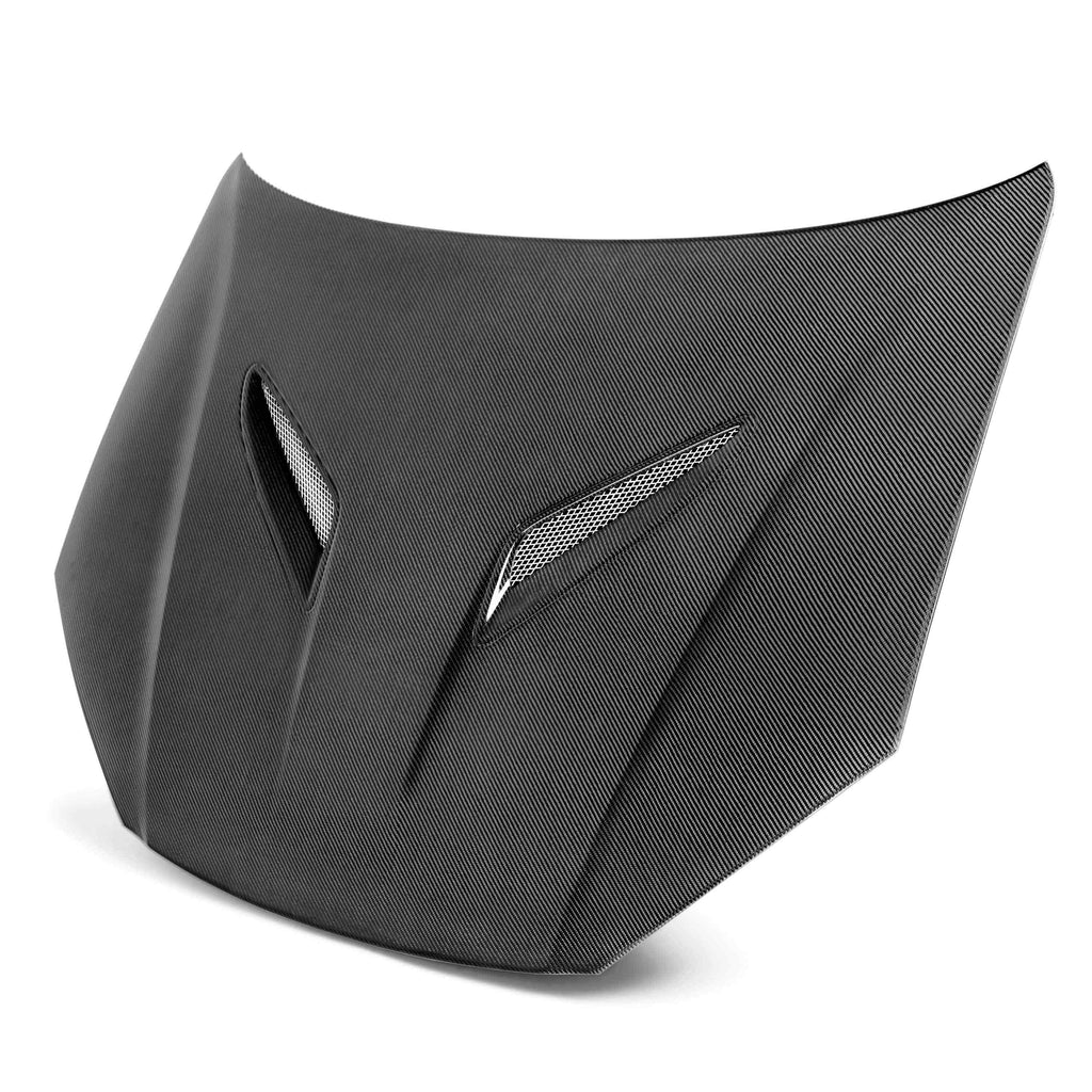 Seibon OEM-Style Carbon Fiber Hood - 2013-2016 Hyundai Genesis 2dr