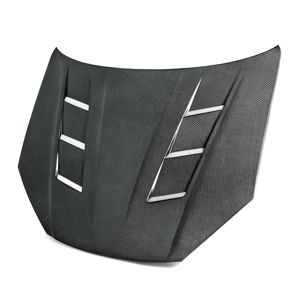 Seibon TS-Style Carbon Fiber Hood - 2013-2016 Hyundai Genesis 2DR