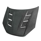 Seibon TS-Style Carbon Fiber Hood - 2013-2016 Hyundai Genesis 2DR